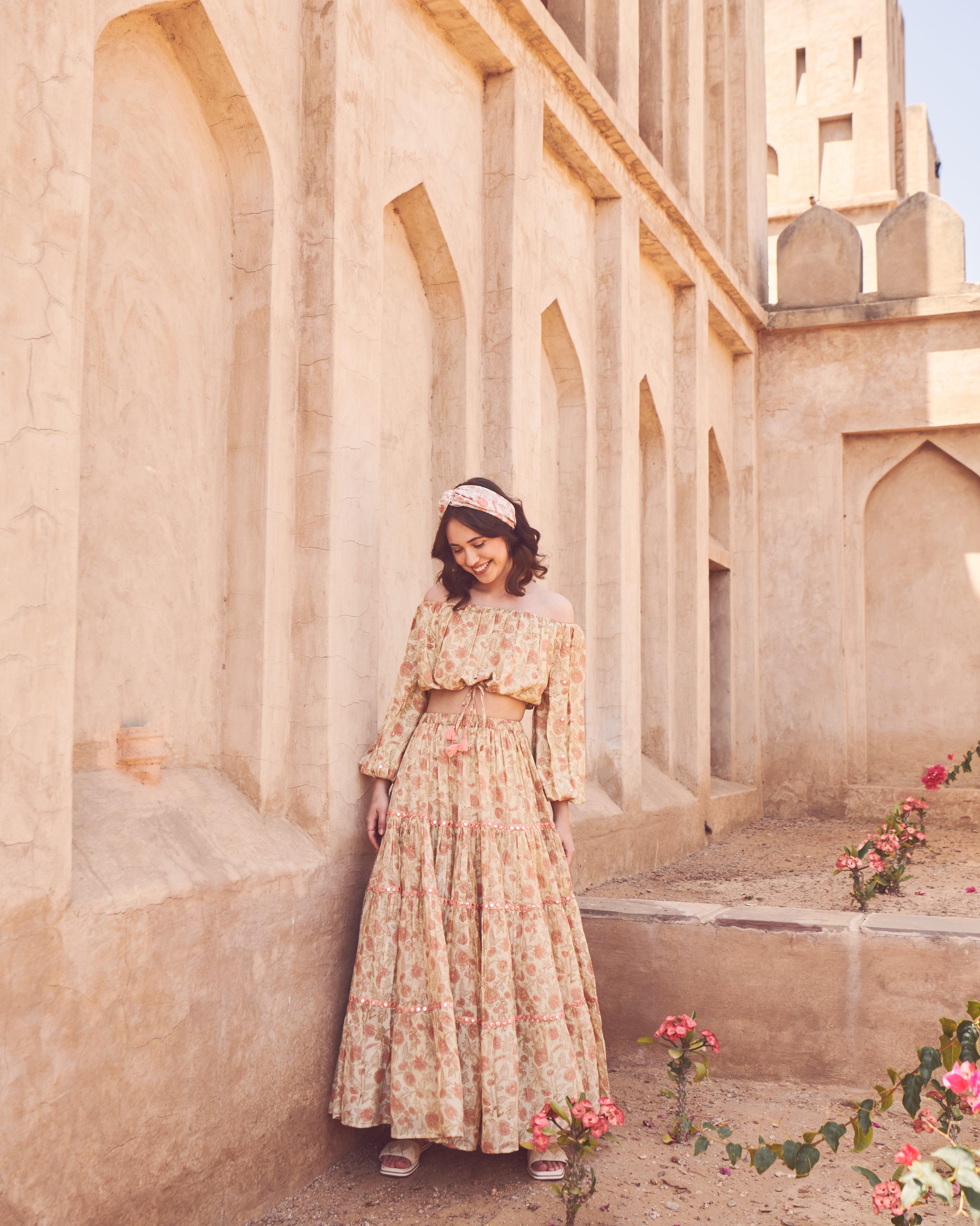 Marigold Tier Skirt - Anna in India