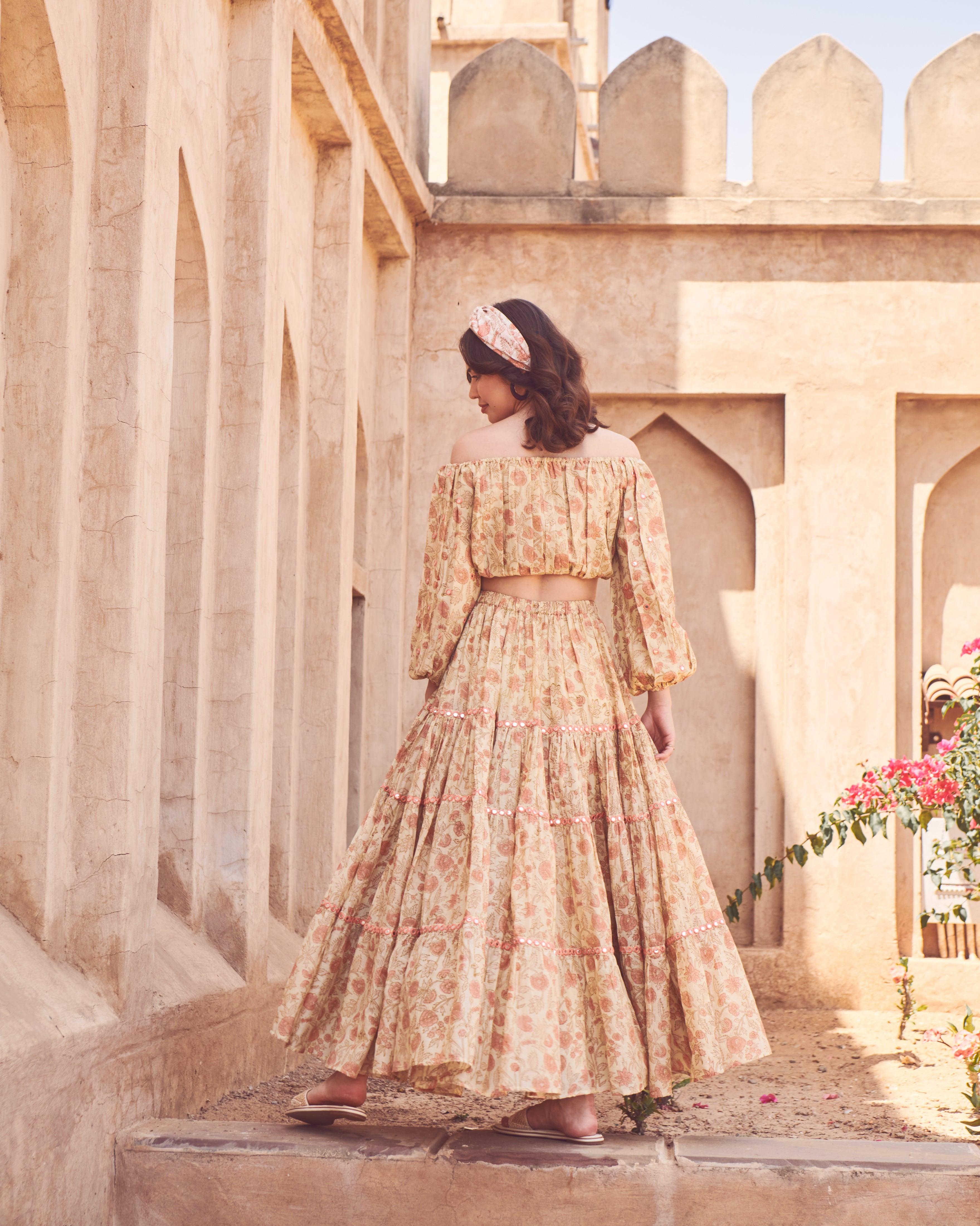 Marigold Tier Skirt - Anna in India