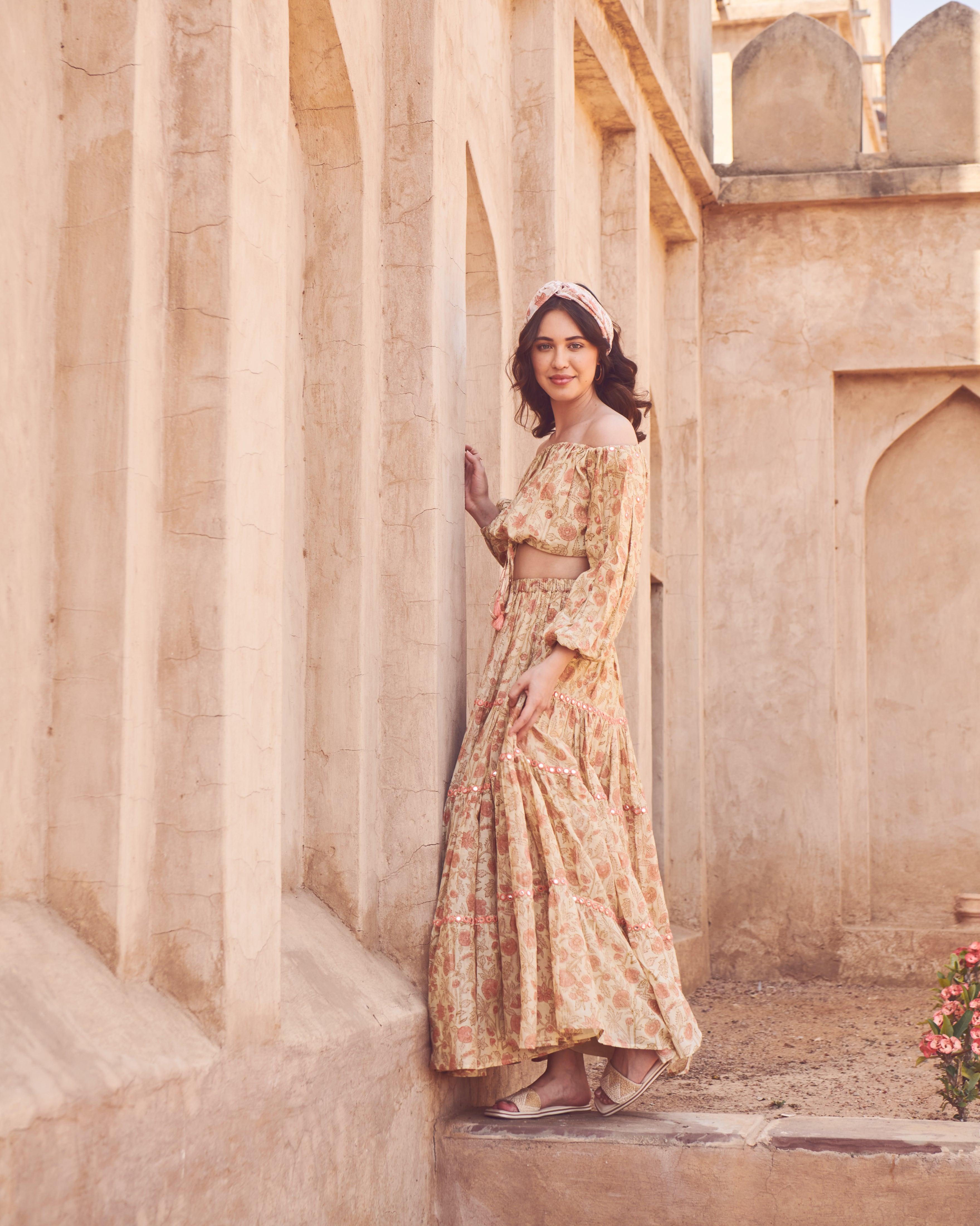 Marigold Tier Skirt - Anna in India