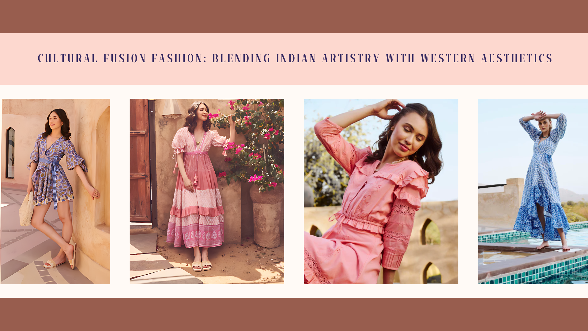 Cultural Fusion Fashion Blending Indian Artistry with Western Aesthetics Anna In India